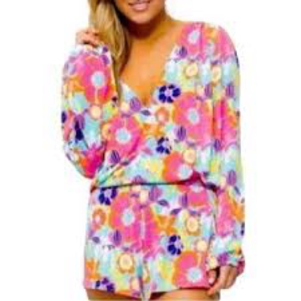 Floral Macbeth collection jumpsuit